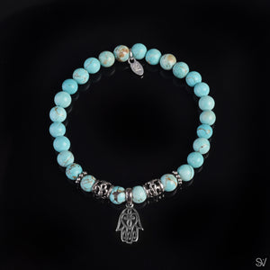 "The hand of Fatima" Turquoise