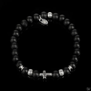 "The Sign of the Cross" Matte Onyx