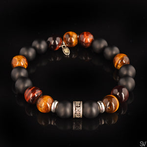 "Samsara" Matte Onyx & Tiger Eye