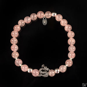 "Dragon Heart" Rose Quartz