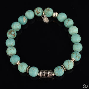 "The Wheel of Time" Blue Howlite