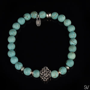 "Paths of the Soul" Blue Howlite