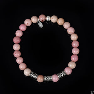 "Landscape of Geometry" Rhodonite