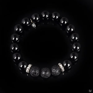 "Skull Heads" Mix Lava Obsidian