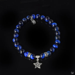 "Star" Blue tiger eye