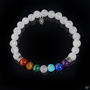 "7Chakras" White Jade