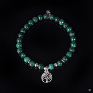 " The Tree of Life " Malachite